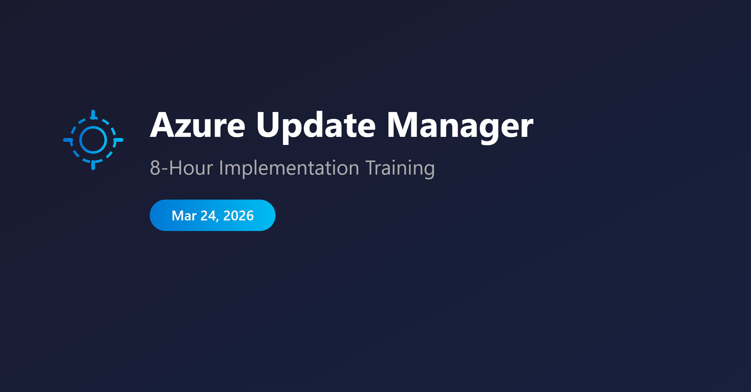 Azure Update Manager Training