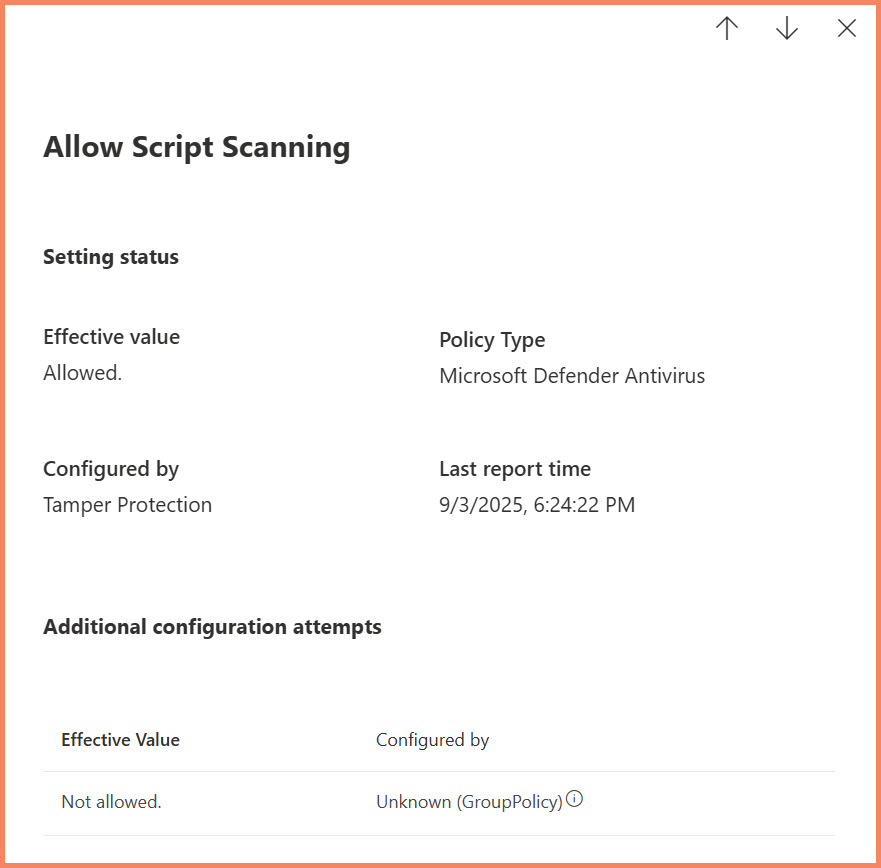 Effective Settings showing Unknown (GroupPolicy) configuration source