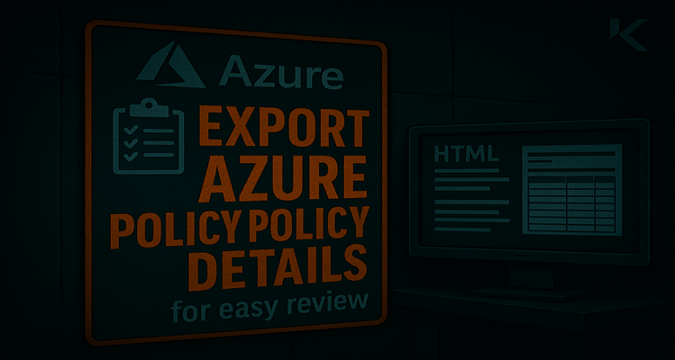 Azure Policy Initiative Export